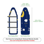 1-Piece Moon Cloud Star  Ironing Board Cover, Universal Size, Without Board