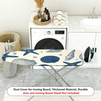1-Piece Seashell Starfish Ocean  Ironing Board Cover, Universal Size, Without Board