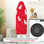 1-Piece Cat Paw Red Cute  Ironing Board Cover, Universal Size, Without Board