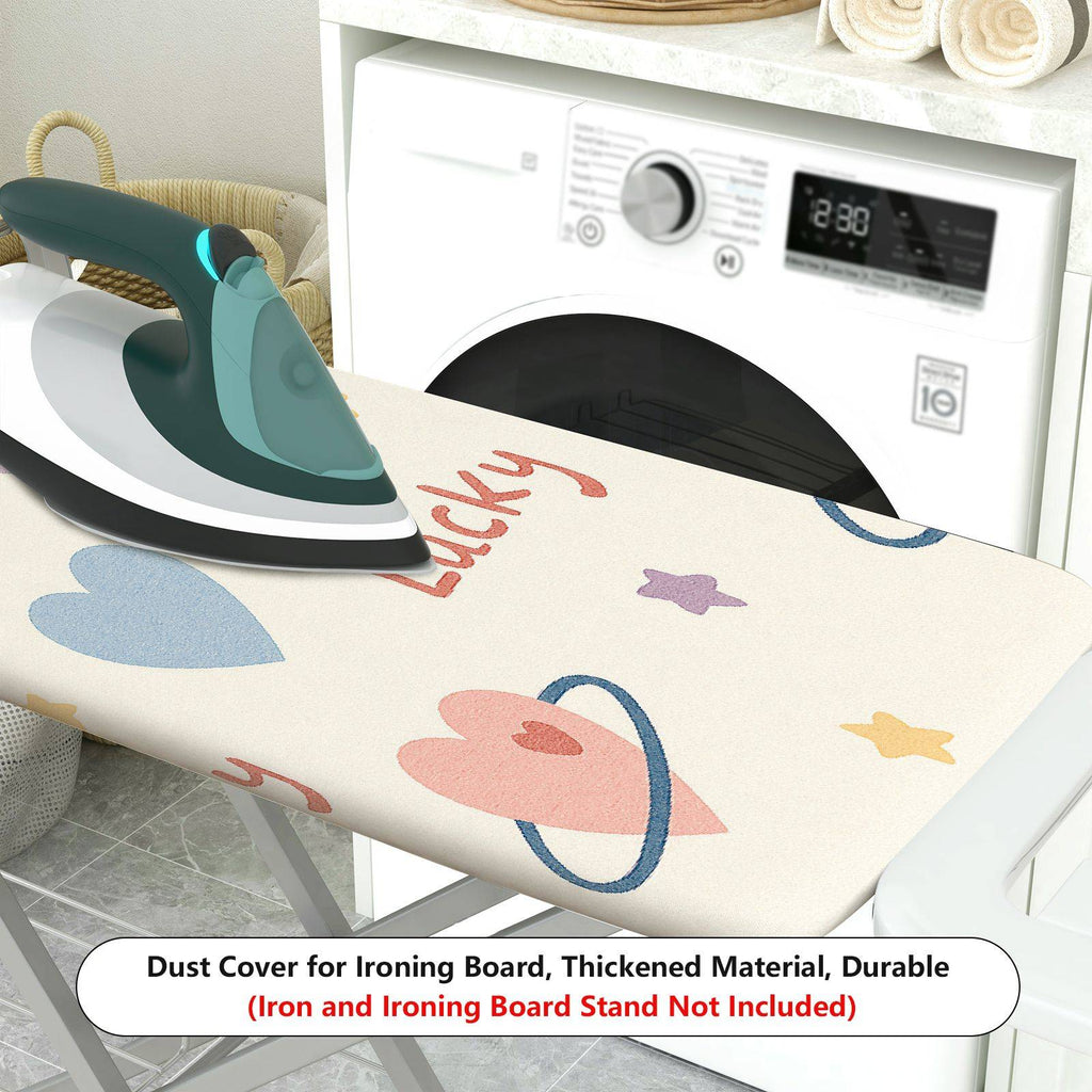 1-Piece Heart Star Planet  Ironing Board Cover, Universal Size, Without Board