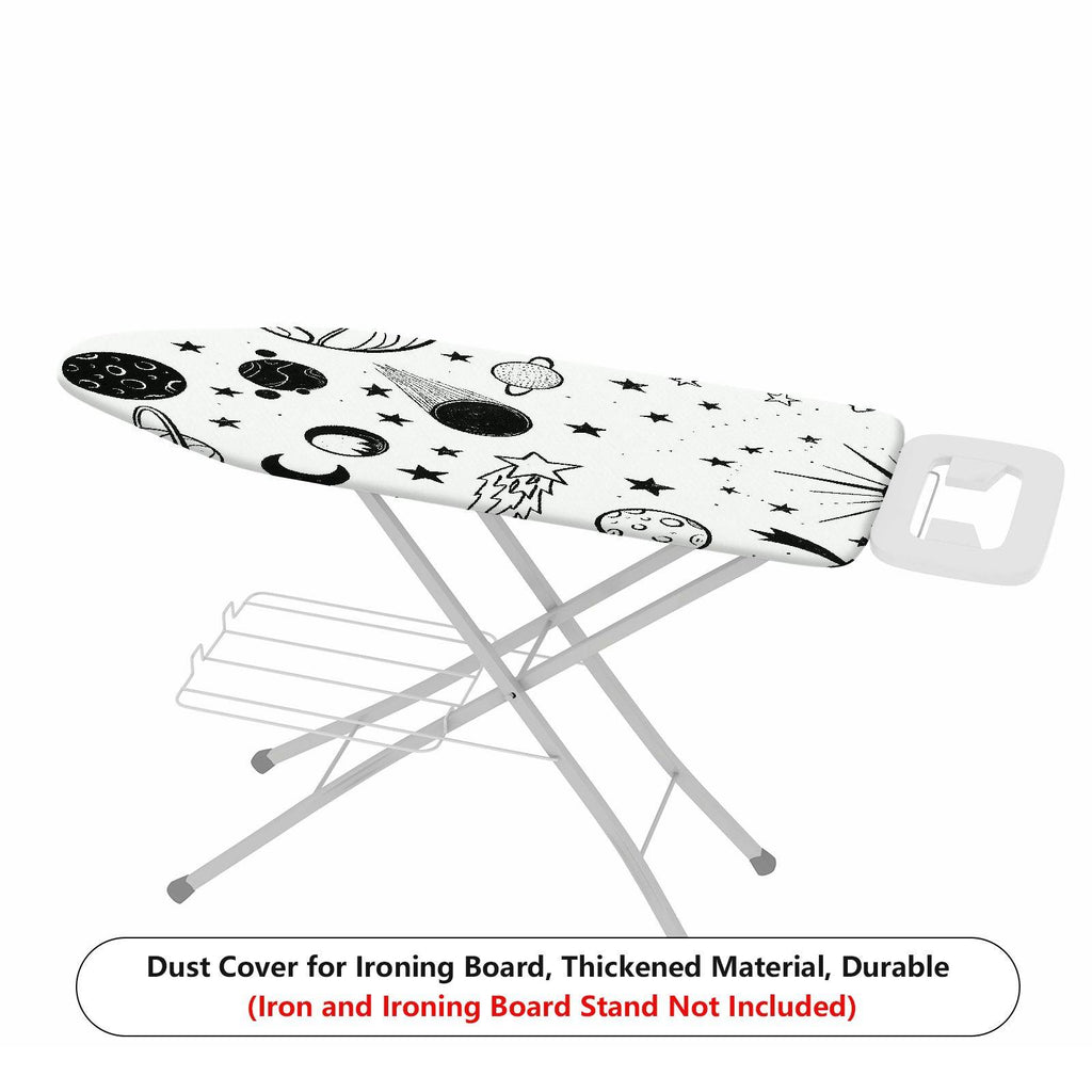 1-Piece Space Stars Planets  Ironing Board Cover, Universal Size, Without Board