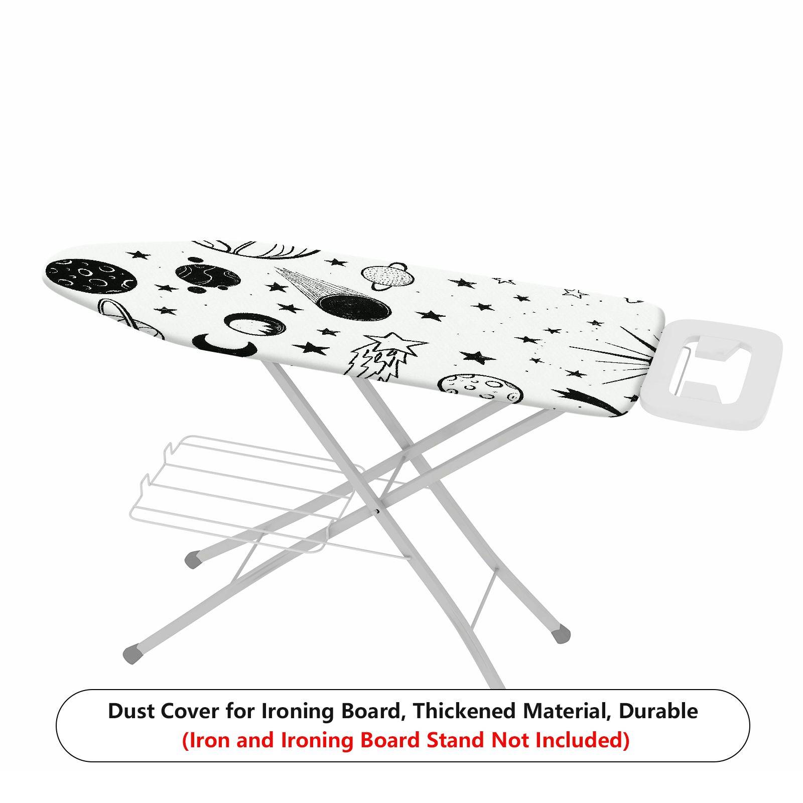 1-Piece Space Stars Planets  Ironing Board Cover, Universal Size, Without Board
