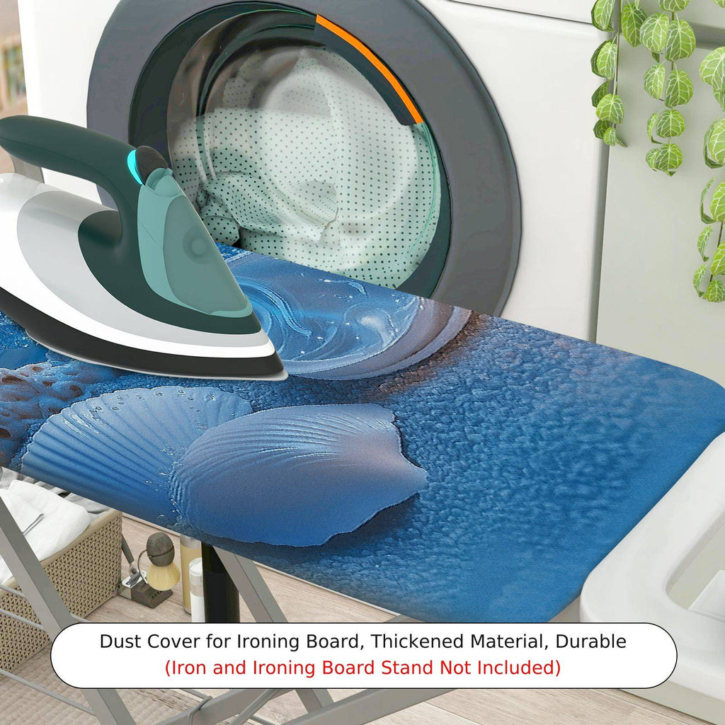 1-Piece Ocean Shell Starfish  Ironing Board Cover, Universal Size, Without Board