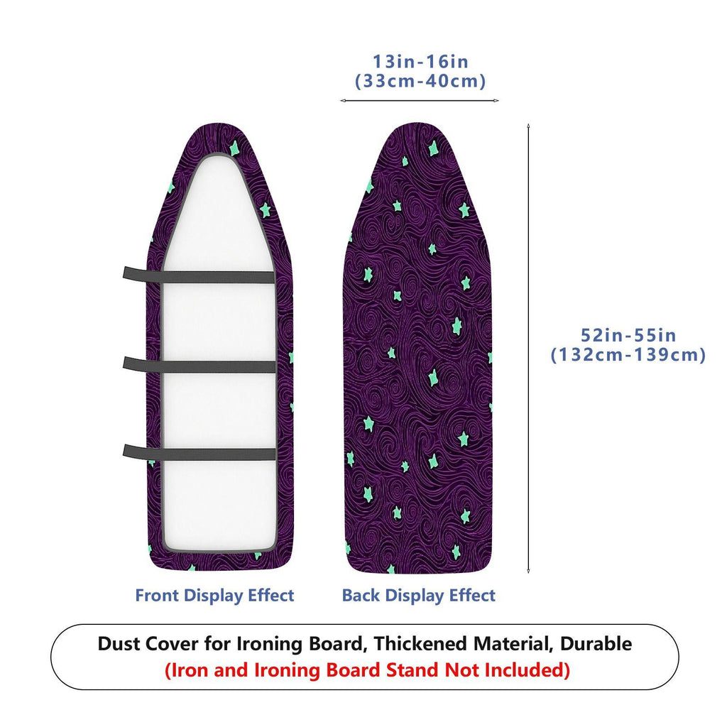 1-Piece Star Swirl Night  Ironing Board Cover, Universal Size, Without Board