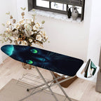 1-Piece Black Cat Moon Night  Ironing Board Cover, Universal Size, Without Board