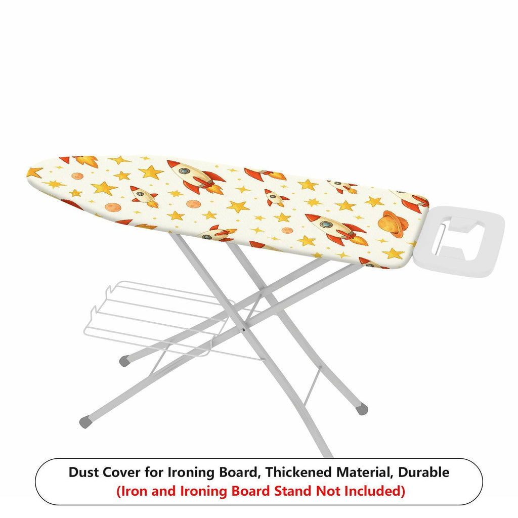 1-Piece Rocket Star Planet  Ironing Board Cover, Universal Size, Without Board