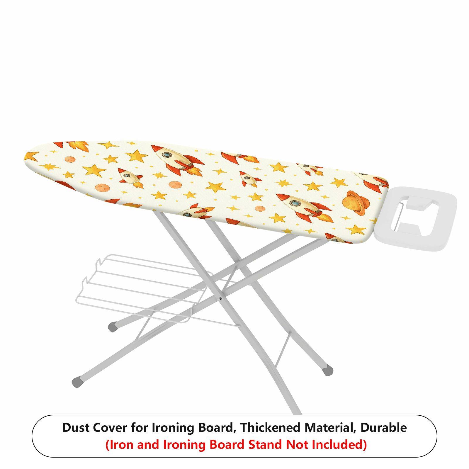 1-Piece Rocket Star Planet  Ironing Board Cover, Universal Size, Without Board