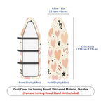 1-Piece Heart Star Abstract  Ironing Board Cover, Universal Size, Without Board