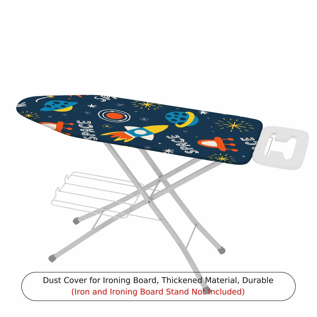 1-Piece Space Rocket Star  Ironing Board Cover, Universal Size, Without Board