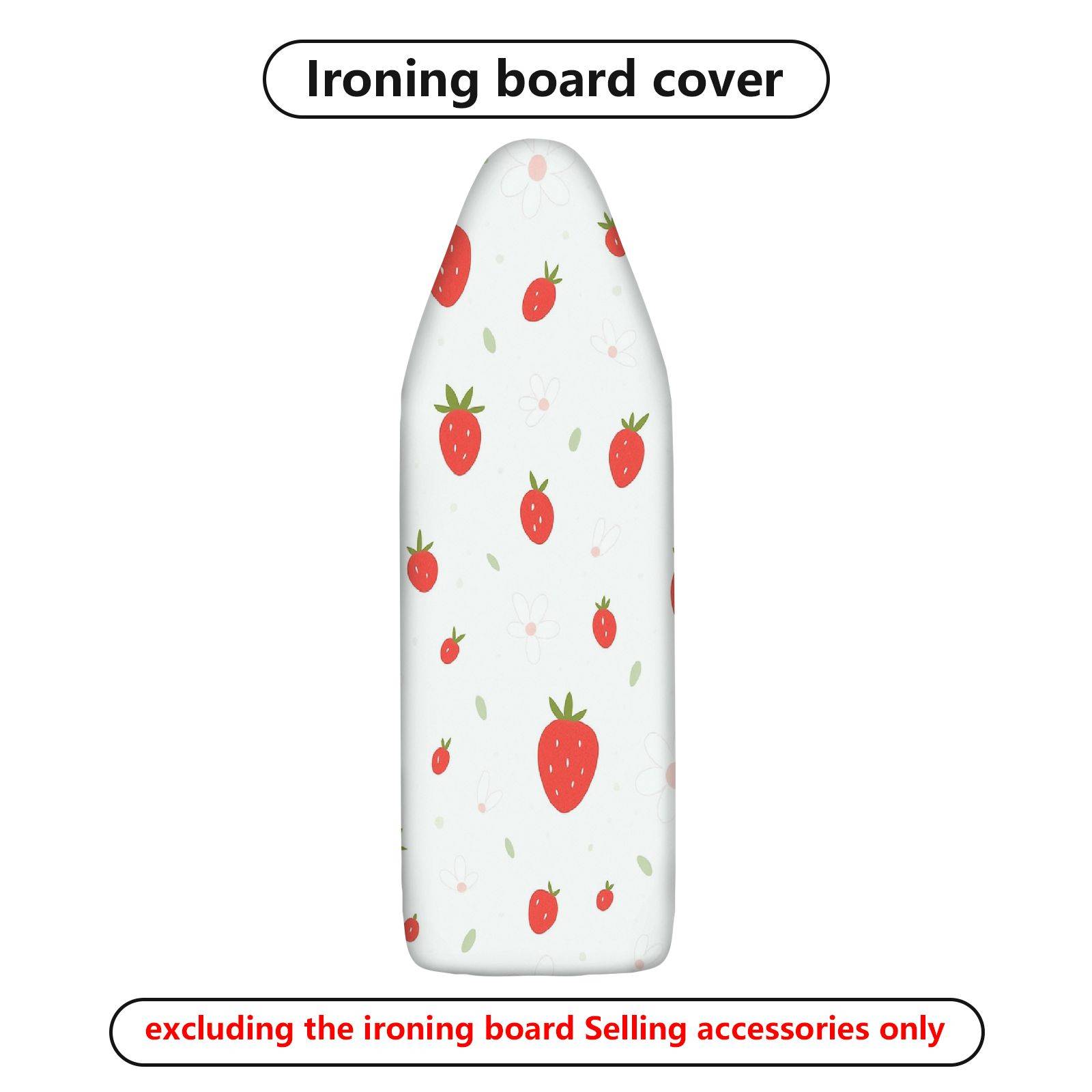 1-Piece Strawberry Floral Fresh  Ironing Board Cover, Universal Size, Without Board