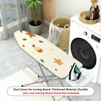 1-Piece Christmas Gingerbread Star  Ironing Board Cover, Universal Size, Without Board