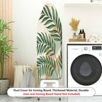 1-Piece Leaf Floral Tropical  Ironing Board Cover, Universal Size, Without Board
