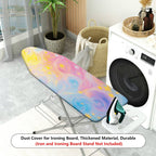 1-Piece Colorful Starry Sky Style Gentle Swirling Galaxy Household  Ironing Board Cover, Universal Size, Without Board