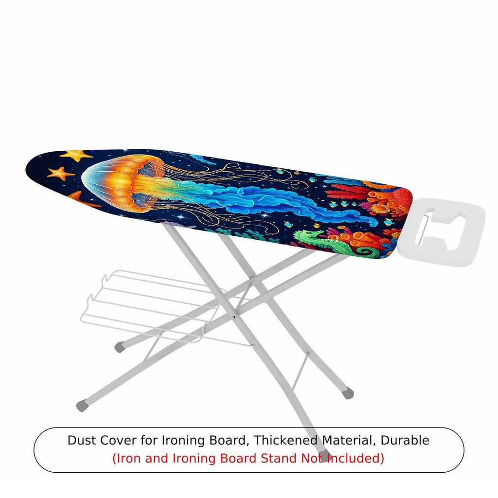 1-Piece Jellyfish Ocean Star Sea Creature  Ironing Board Cover, Universal Size, Without Board