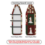 1-Piece Snowman Christmas Patchwork  Ironing Board Cover, Universal Size, Without Board