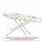 1-Piece Sea Shell Seahorse Starfish  Ironing Board Cover, Universal Size, Without Board