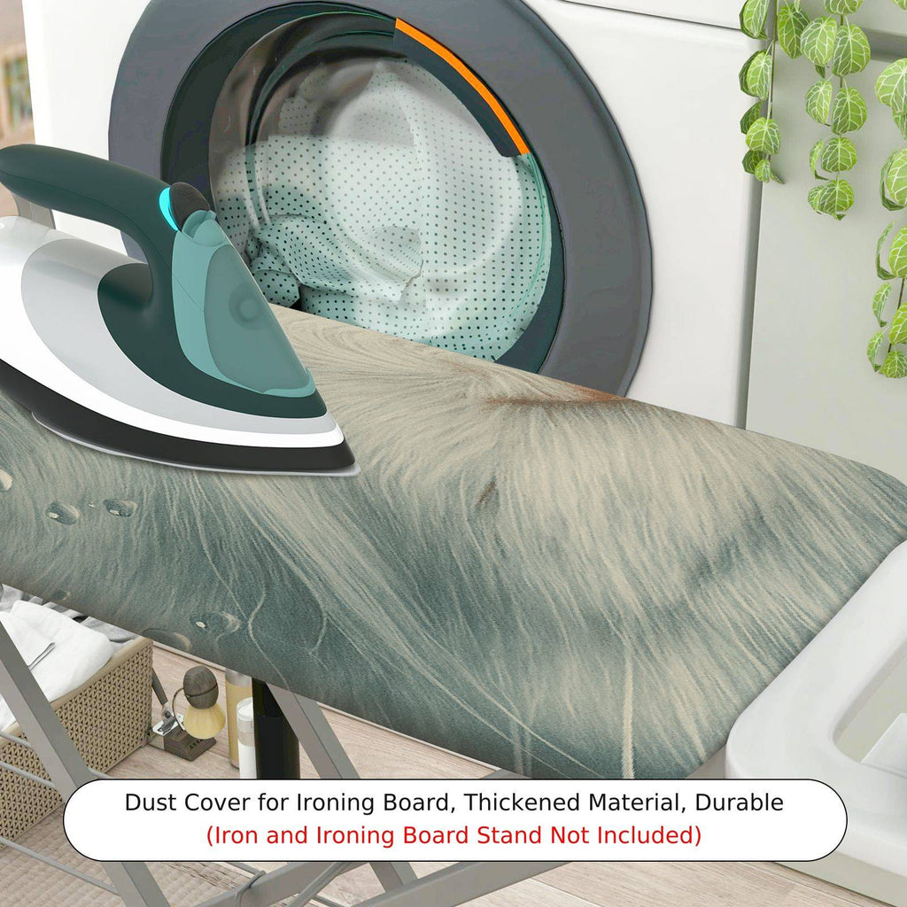 1-Piece Cat Eye Animal Print Blue  Ironing Board Cover, Universal Size, Without Board