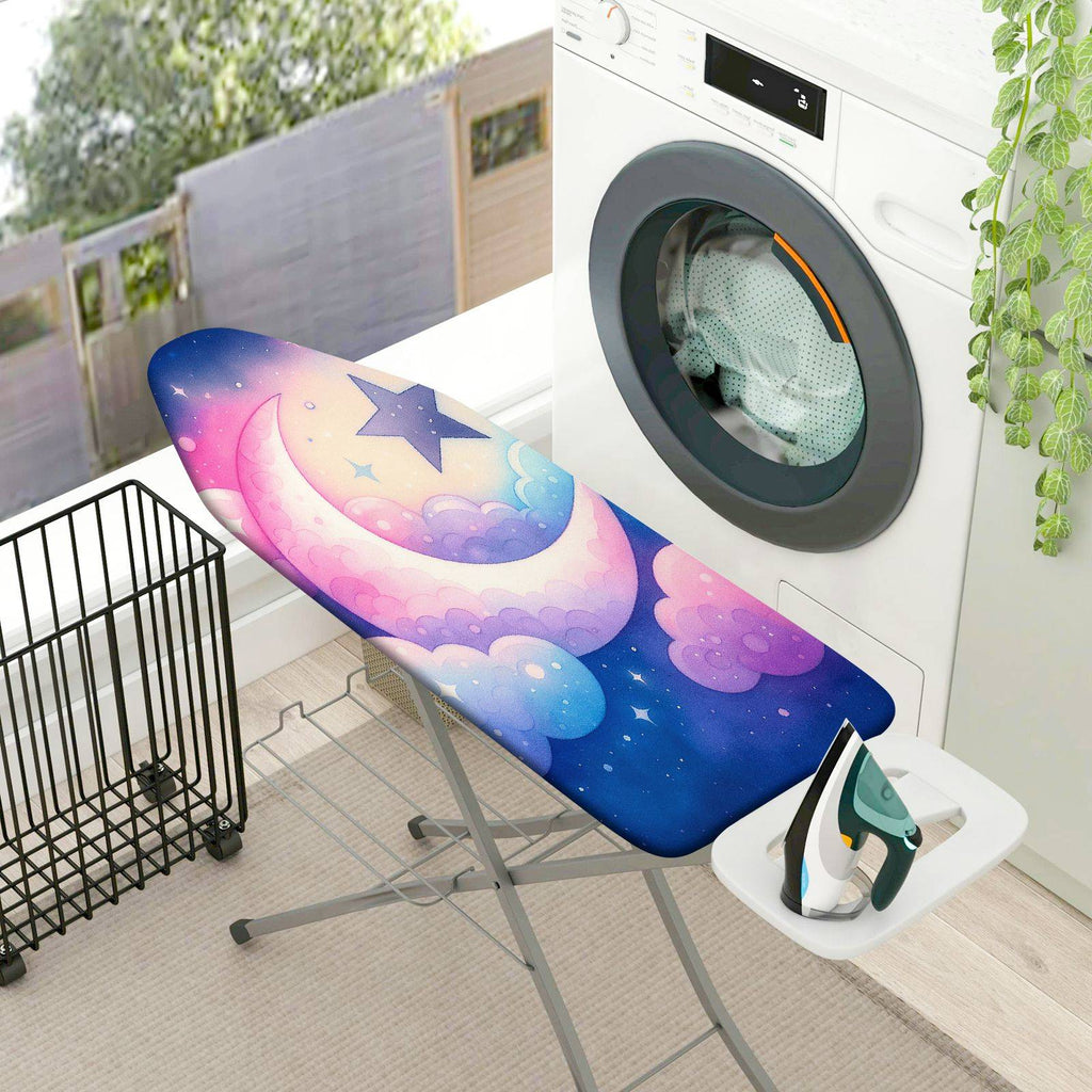 1-Piece Moon Star Cloud  Ironing Board Cover, Universal Size, Without Board
