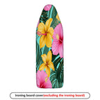 1-Piece Tropical Floral Leaf Deco  Ironing Board Cover, Universal Size, Without Board