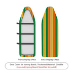 1-Piece Colorful Vibrant Striped  Ironing Board Cover, Universal Size, Without Board