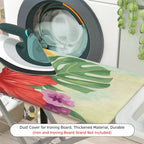 1-Piece Floral Tropical Colorful  Ironing Board Cover, Universal Size, Without Board