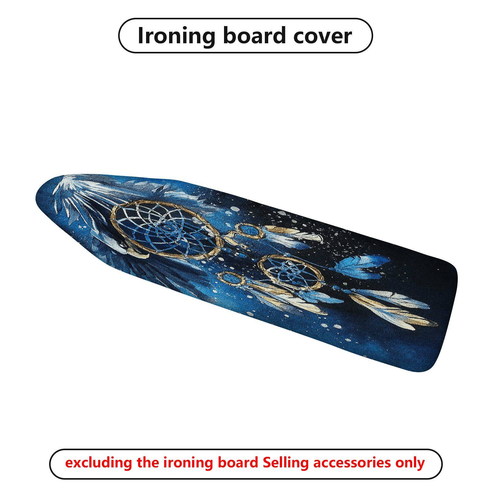 1-Piece Dreamcatcher Feathers Night  Ironing Board Cover, Universal Size, Without Board