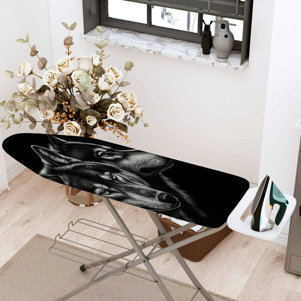 1-Piece Wolf Animal Nature  Ironing Board Cover, Universal Size, Without Board