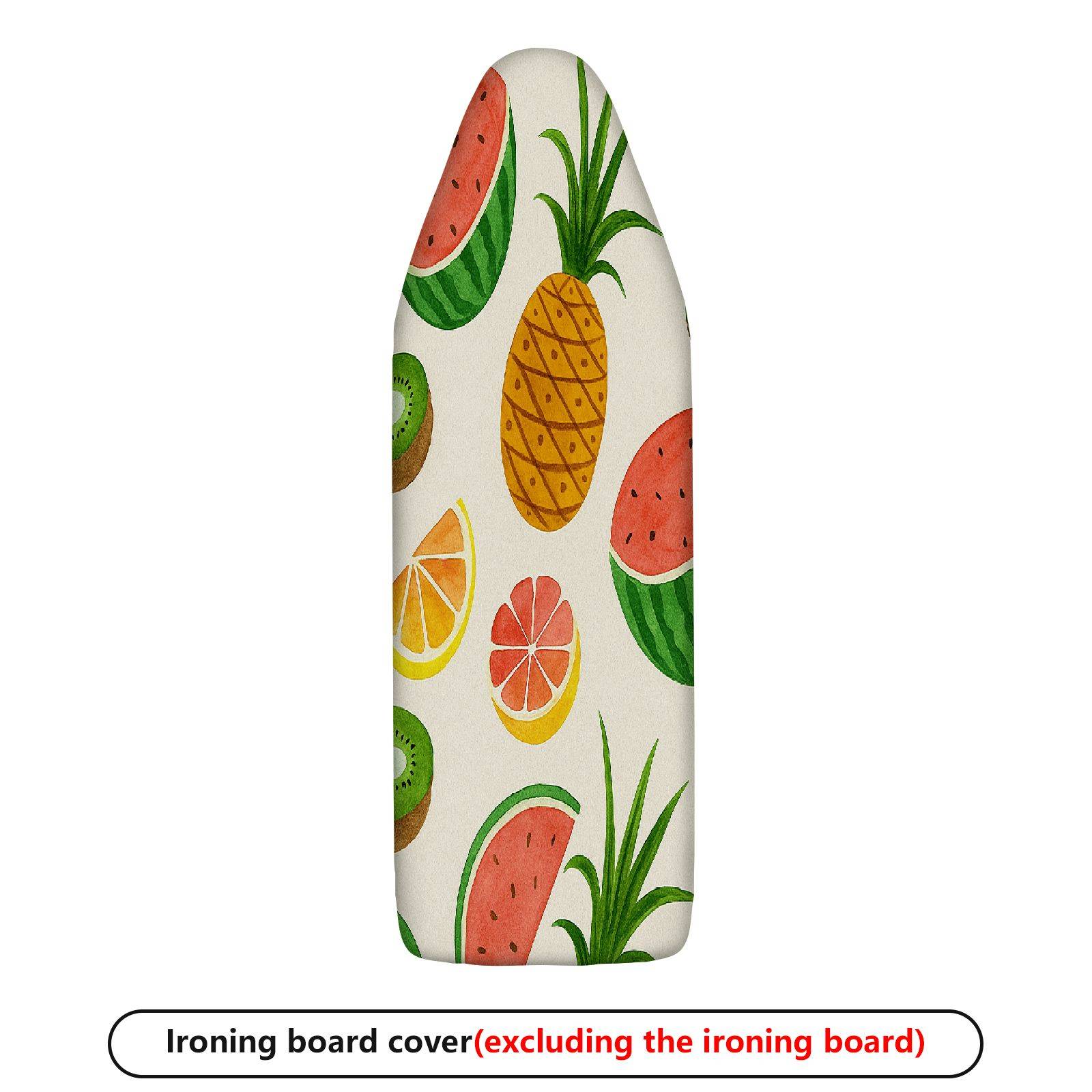 1-Piece Colorful Fruit Tropical Summer  Ironing Board Cover, Universal Size, Without Board