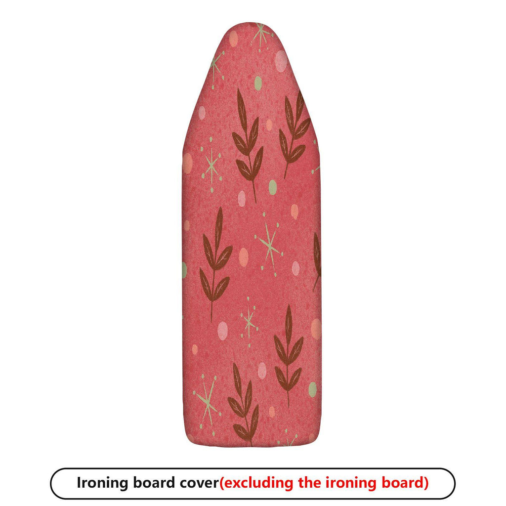 1-Piece Floral Pattern Leaves Christmas  Ironing Board Cover, Universal Size, Without Board