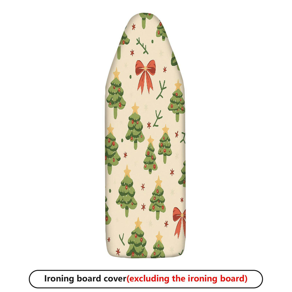 1-Piece Christmas Tree Bow Star  Ironing Board Cover, Universal Size, Without Board