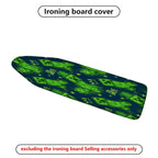 1-Piece Green Stars Blue  Ironing Board Cover, Universal Size, Without Board