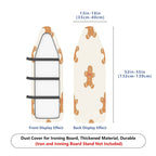 1-Piece Gingerbread Christmas Decorative  Ironing Board Cover, Universal Size, Without Board