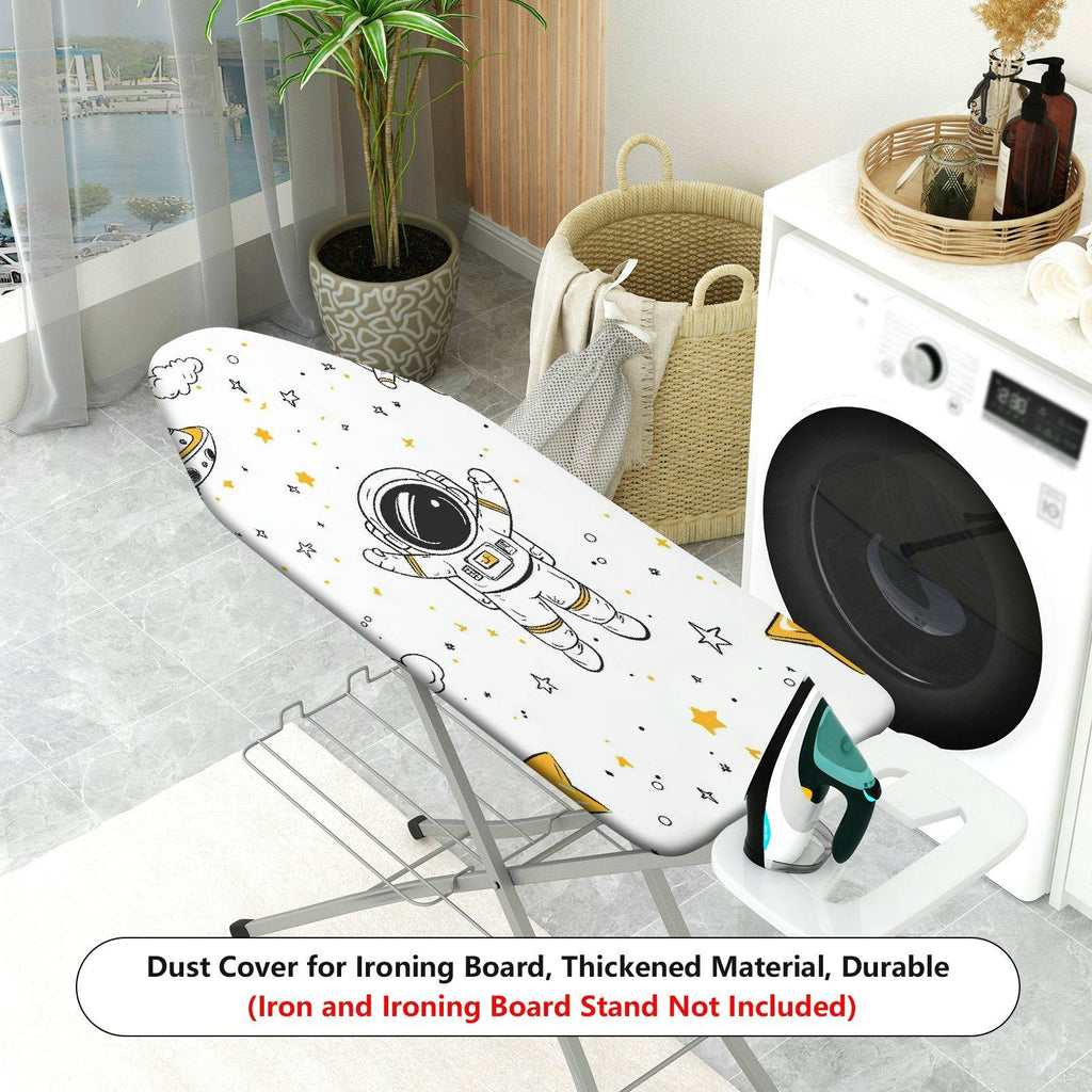 1-Piece Astronaut Space Stars  Ironing Board Cover, Universal Size, Without Board