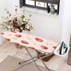 1-Piece Strawberry Floral Pattern  Ironing Board Cover, Universal Size, Without Board