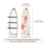 1-Piece Starfish Shell Ocean  Ironing Board Cover, Universal Size, Without Board
