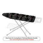 1-Piece Cat Black  Pattern  Ironing Board Cover, Universal Size, Without Board