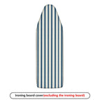 1-Piece Striped Design Navy Blue Pattern Neutral  Ironing Board Cover, Universal Size, Without Board