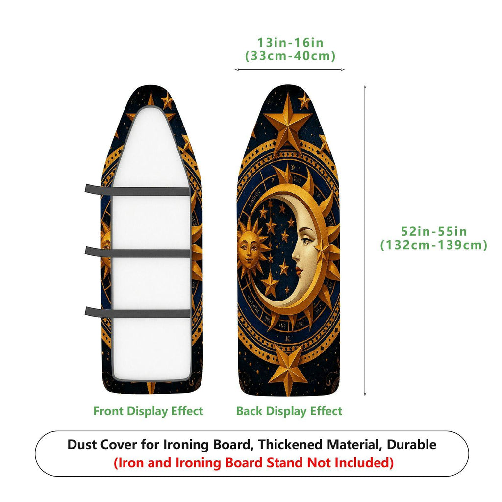 1-Piece Moon Star Galaxy  Ironing Board Cover, Universal Size, Without Board