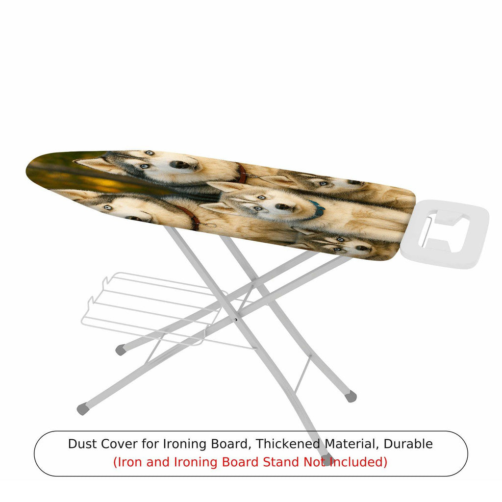 1-Piece Dog Husky Animal  Ironing Board Cover, Universal Size, Without Board