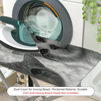1-Piece Cat Face Animal Print Feline Pattern  Ironing Board Cover, Universal Size, Without Board
