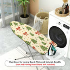 1-Piece Christmas Tree Bow Star  Ironing Board Cover, Universal Size, Without Board