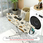 1-Piece Ghost Cat Spider  Ironing Board Cover, Universal Size, Without Board
