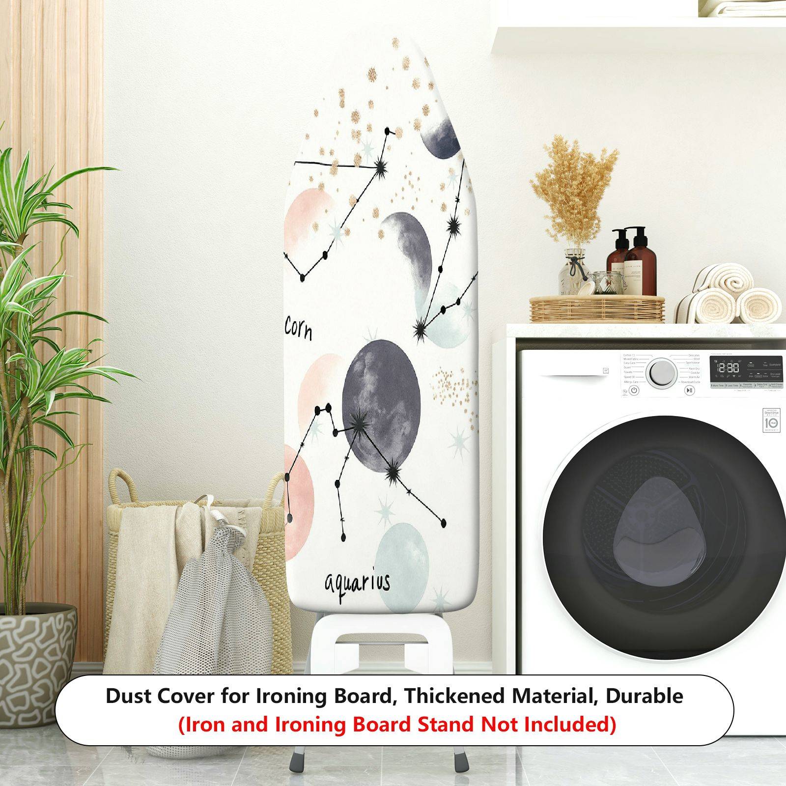 1-Piece Constellation Moon Star  Ironing Board Cover, Universal Size, Without Board