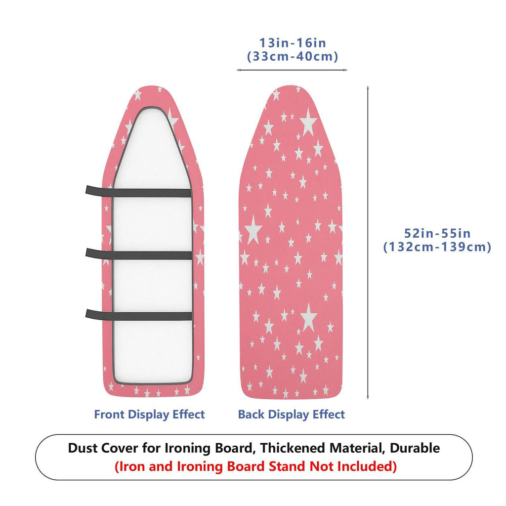 1-Piece Pink Star Pattern Sky Galaxy  Ironing Board Cover, Universal Size, Without Board