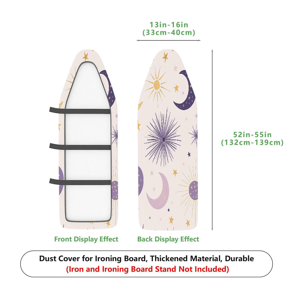 1-Piece Star Moon Sparkle  Ironing Board Cover, Universal Size, Without Board