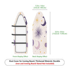 1-Piece Star Moon Sparkle  Ironing Board Cover, Universal Size, Without Board