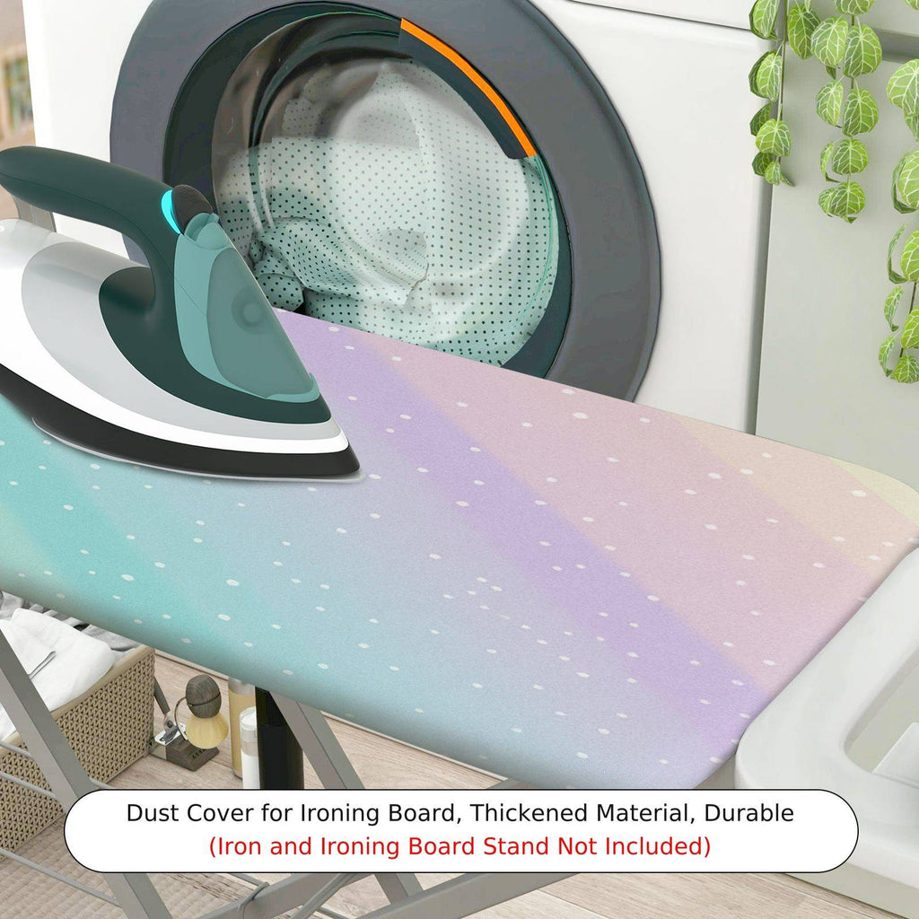 1-Piece Aurora Starry Pastel  Ironing Board Cover, Universal Size, Without Board