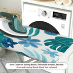 1-Piece Tropical Floral Leaf Design  Ironing Board Cover, Universal Size, Without Board