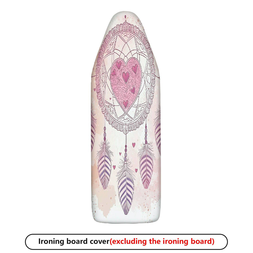 1-Piece Dreamcatcher Heart Feather  Ironing Board Cover, Universal Size, Without Board