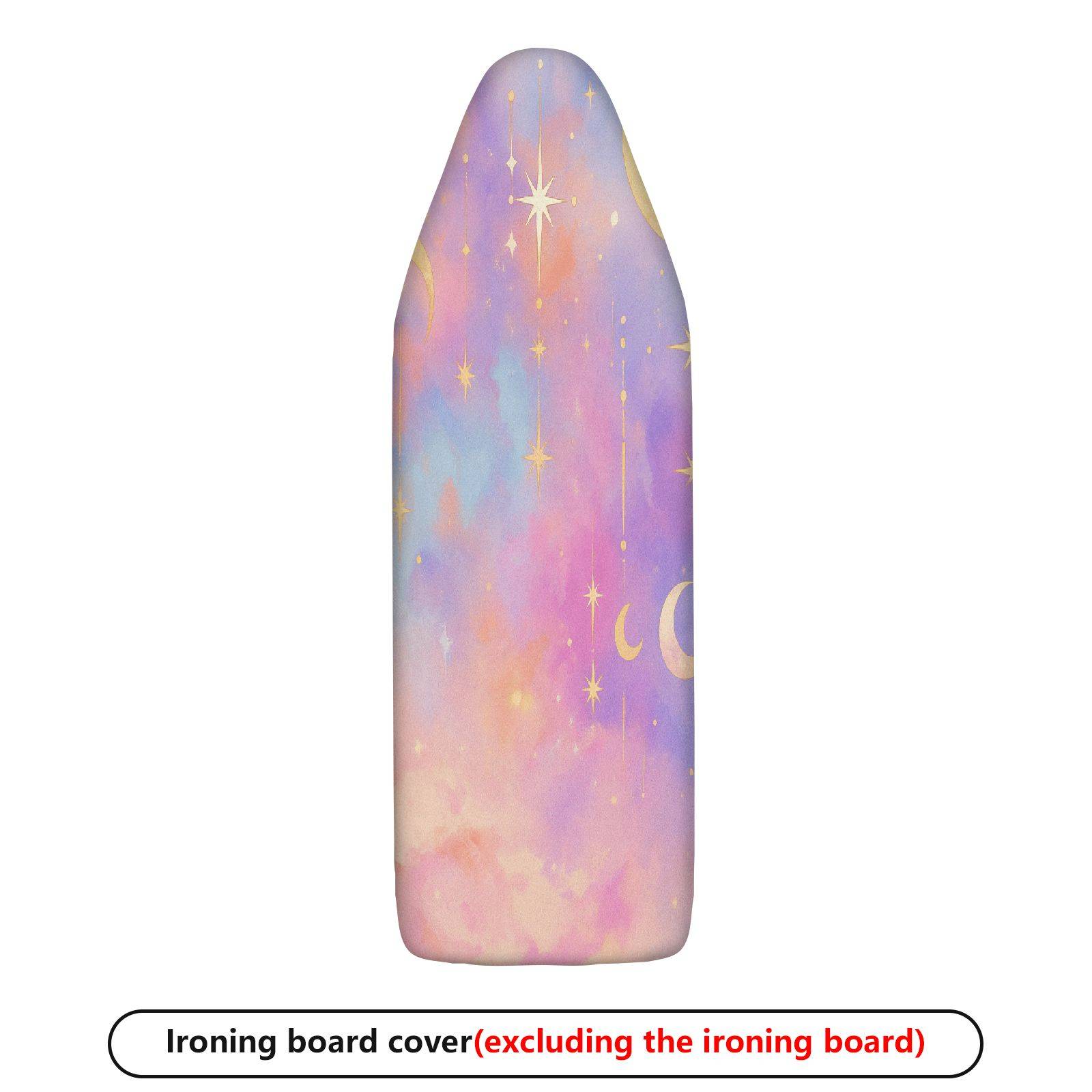 1-Piece Galaxy Stars Moon Sky  Ironing Board Cover, Universal Size, Without Board